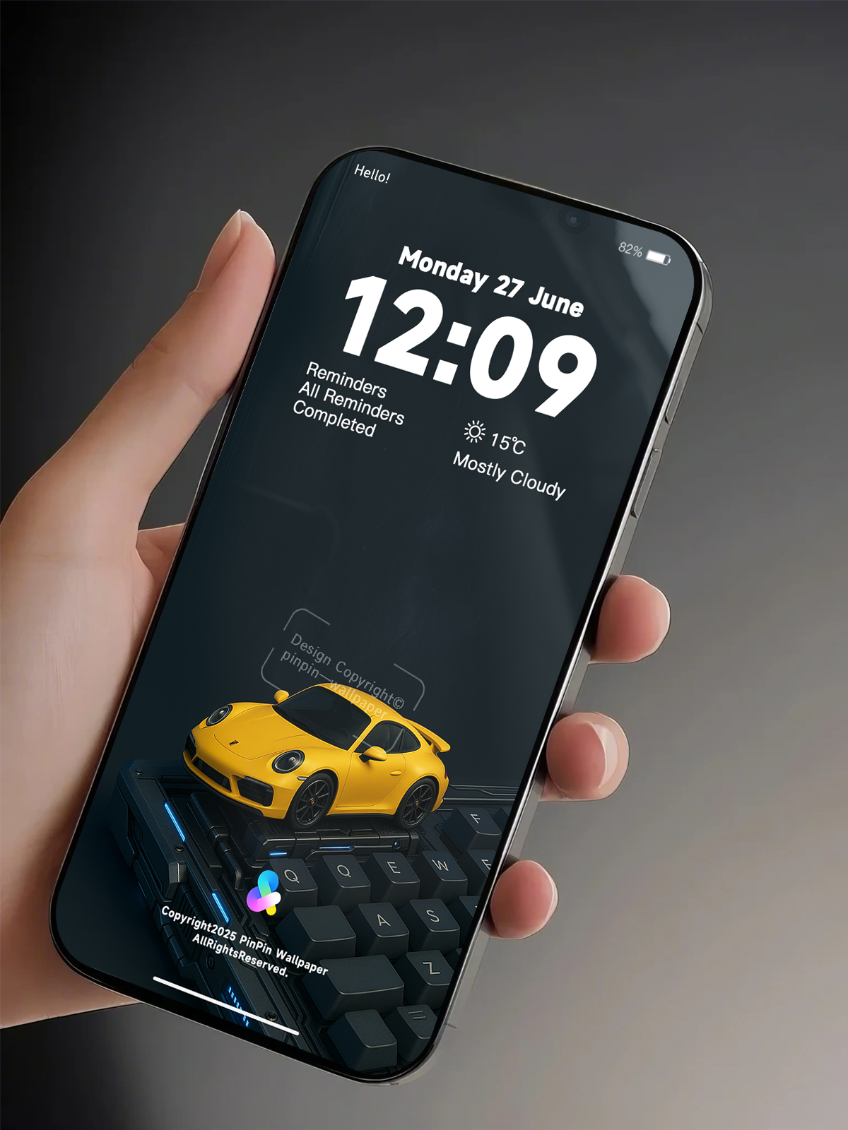 4K HD 壁紙の背景 - iPhone および Android 向け Black Universe Series20