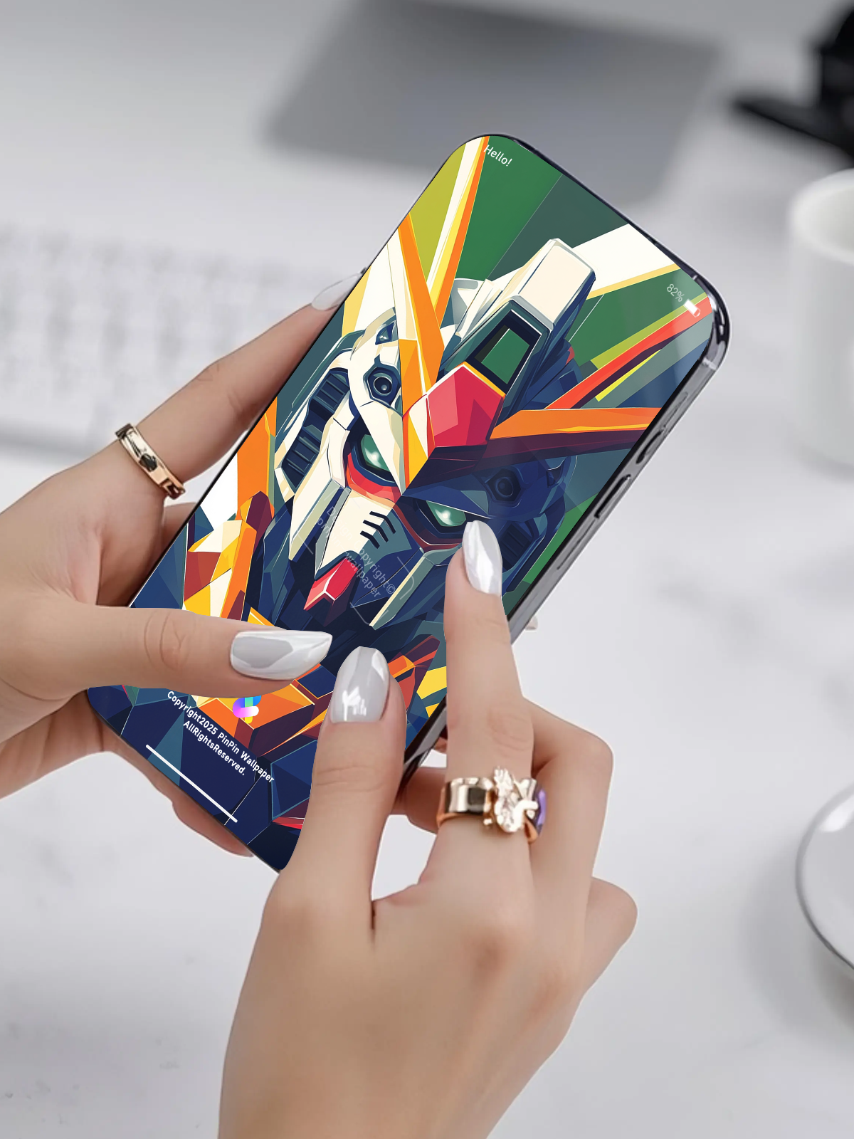 4K HD 壁紙の背景 - iPhone および Android 向け Black Universe Series20