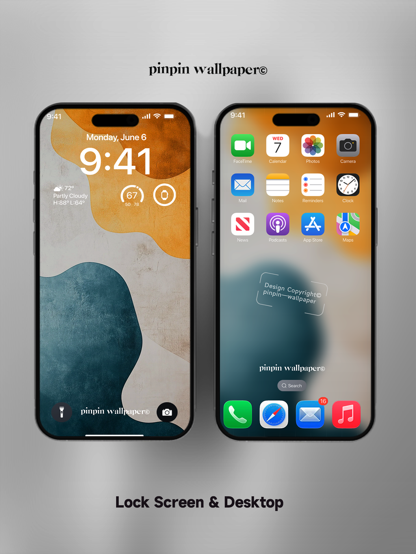 4K HD Phone Wallpaper Background - NO.5836 Minimalist Gradient Style wallpapers for iPhone and Android