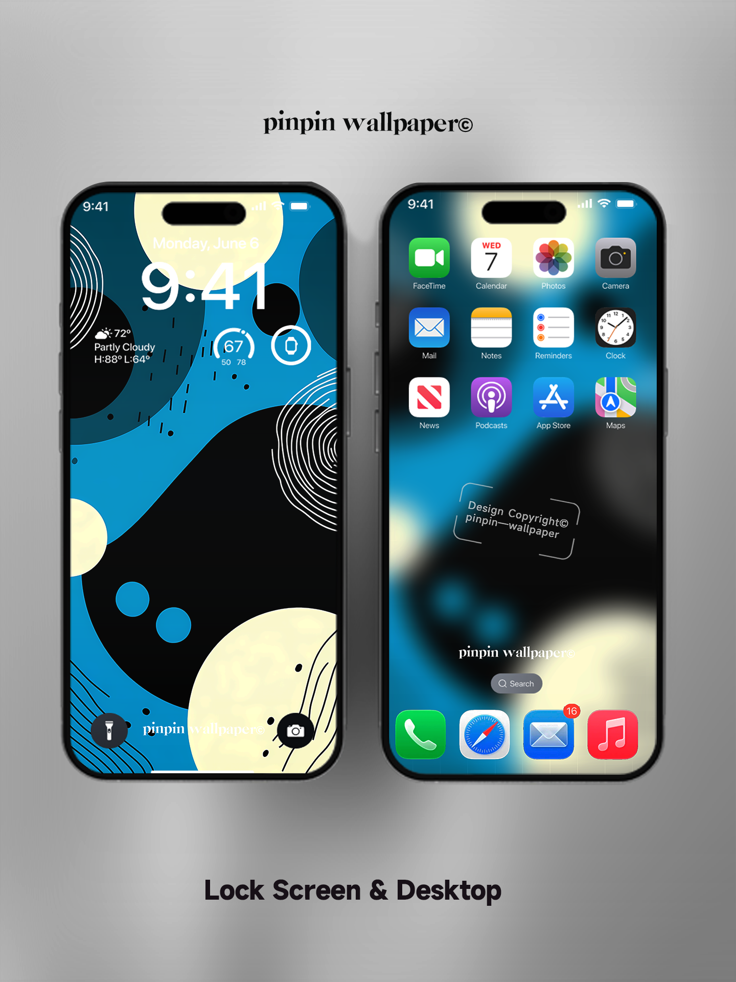 4K HD Phone Wallpaper Background - NO.5838 Minimalist Gradient Style wallpapers for iPhone and Android