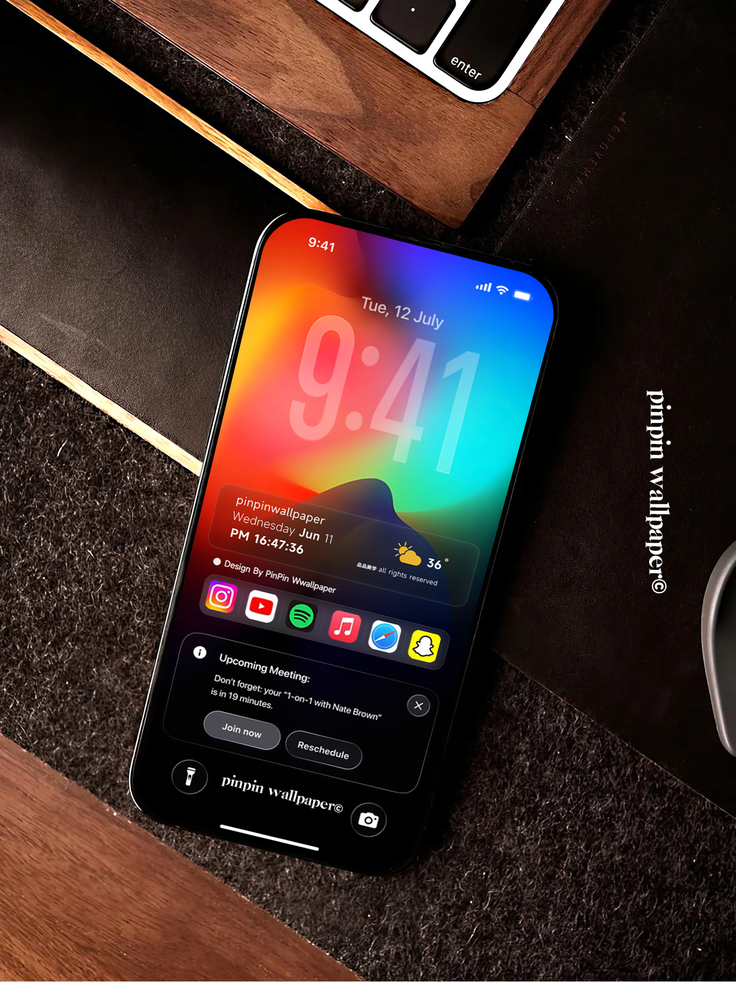 4K HD Phone Wallpaper Background - NO.5839 Minimalist Gradient Style wallpapers for iPhone and Android