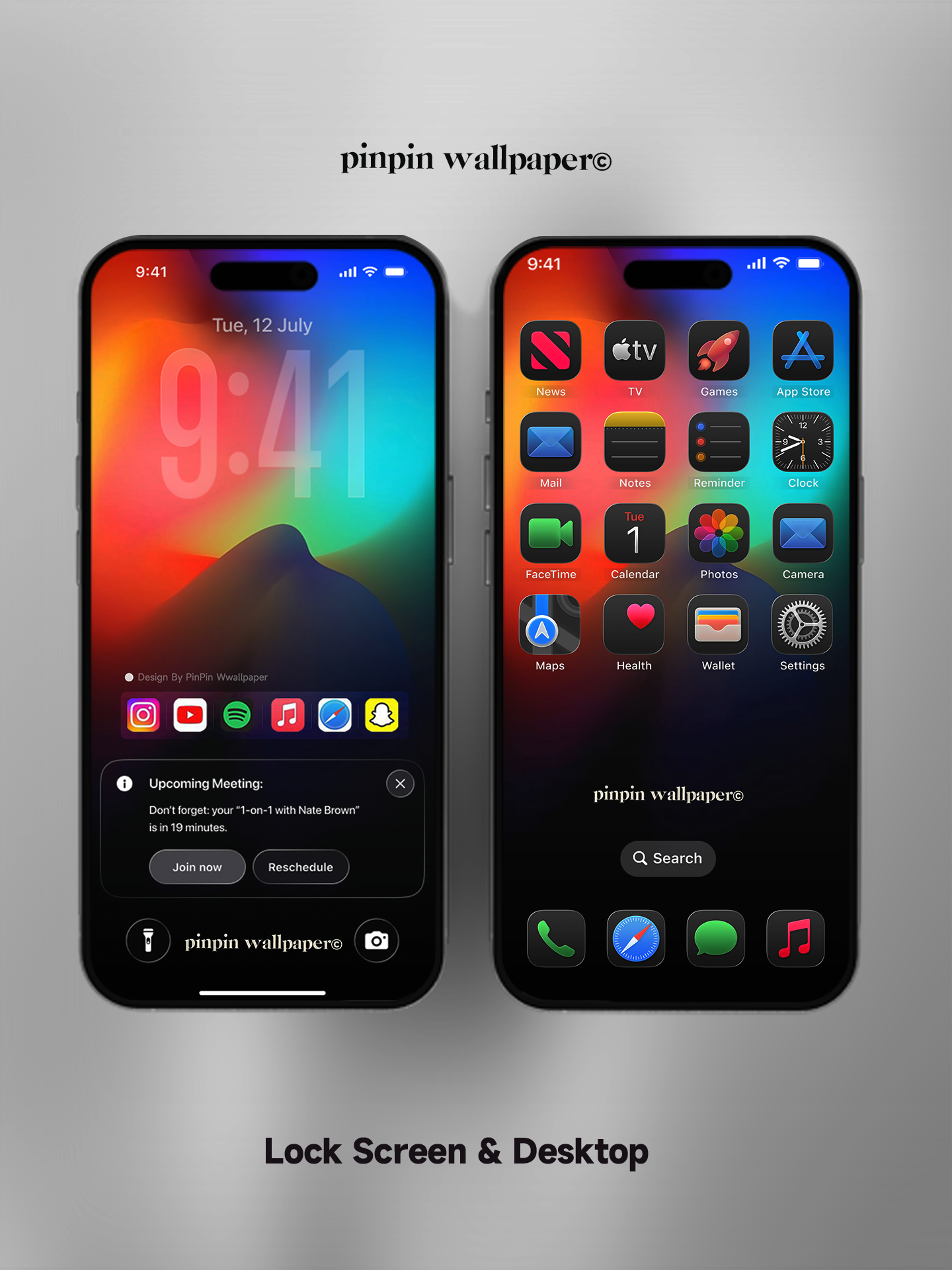 4K HD Phone Wallpaper Background - NO.5839 Minimalist Gradient Style wallpapers for iPhone and Android