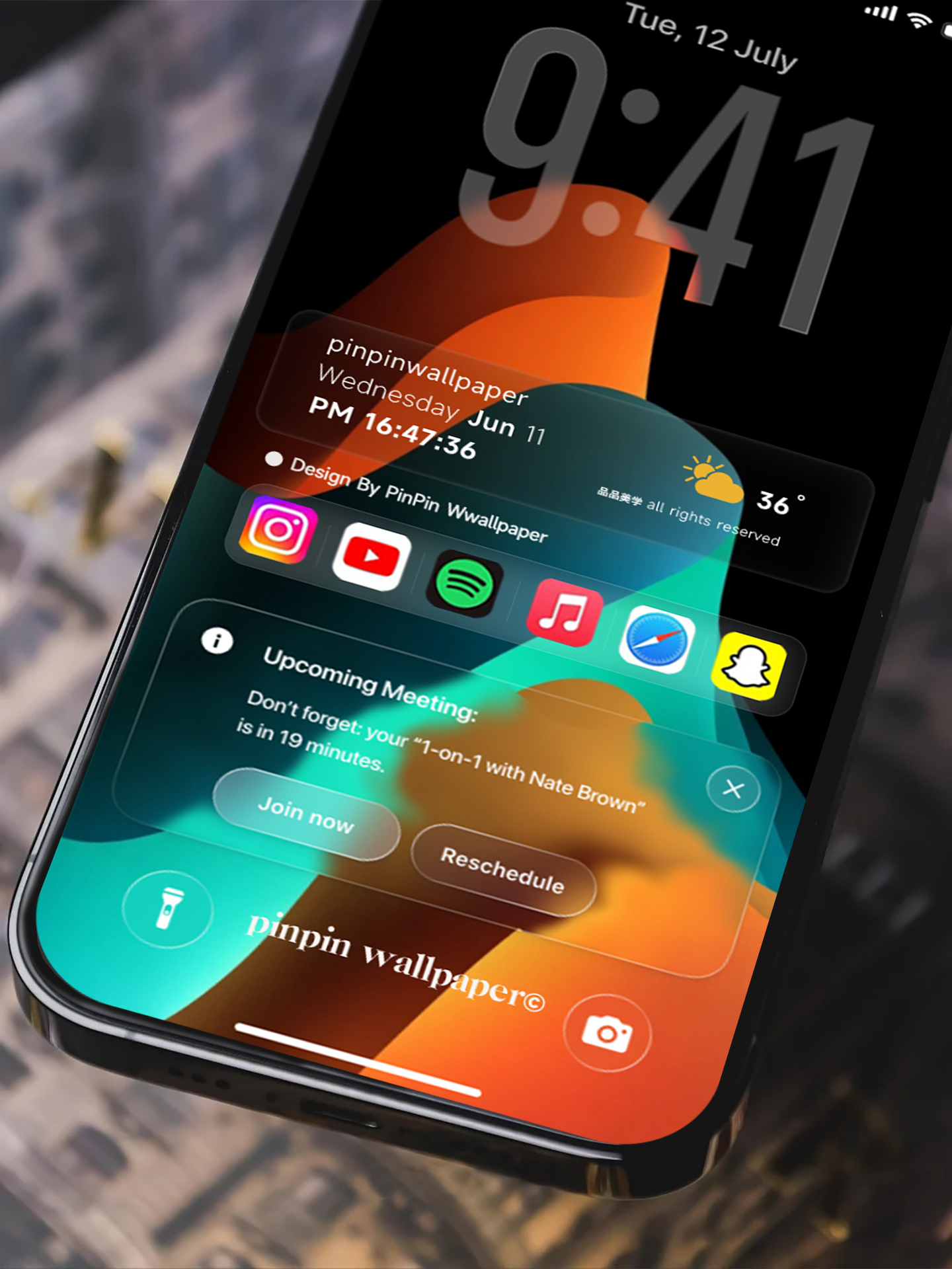 4K HD Phone Wallpaper Background - NO.5840 Minimalist Gradient Style wallpapers for iPhone and Android