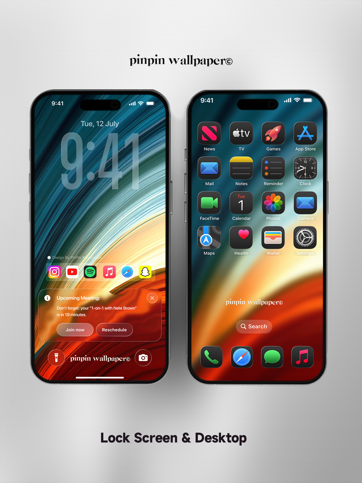 4K HD Phone Wallpaper Background - NO.5841 Minimalist Gradient Style wallpapers for iPhone and Android