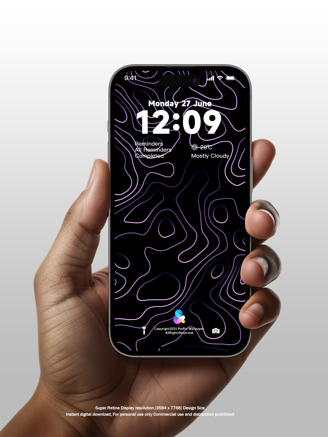 4K HD 壁紙の背景 - iPhone および Android 向け Black Universe Series20