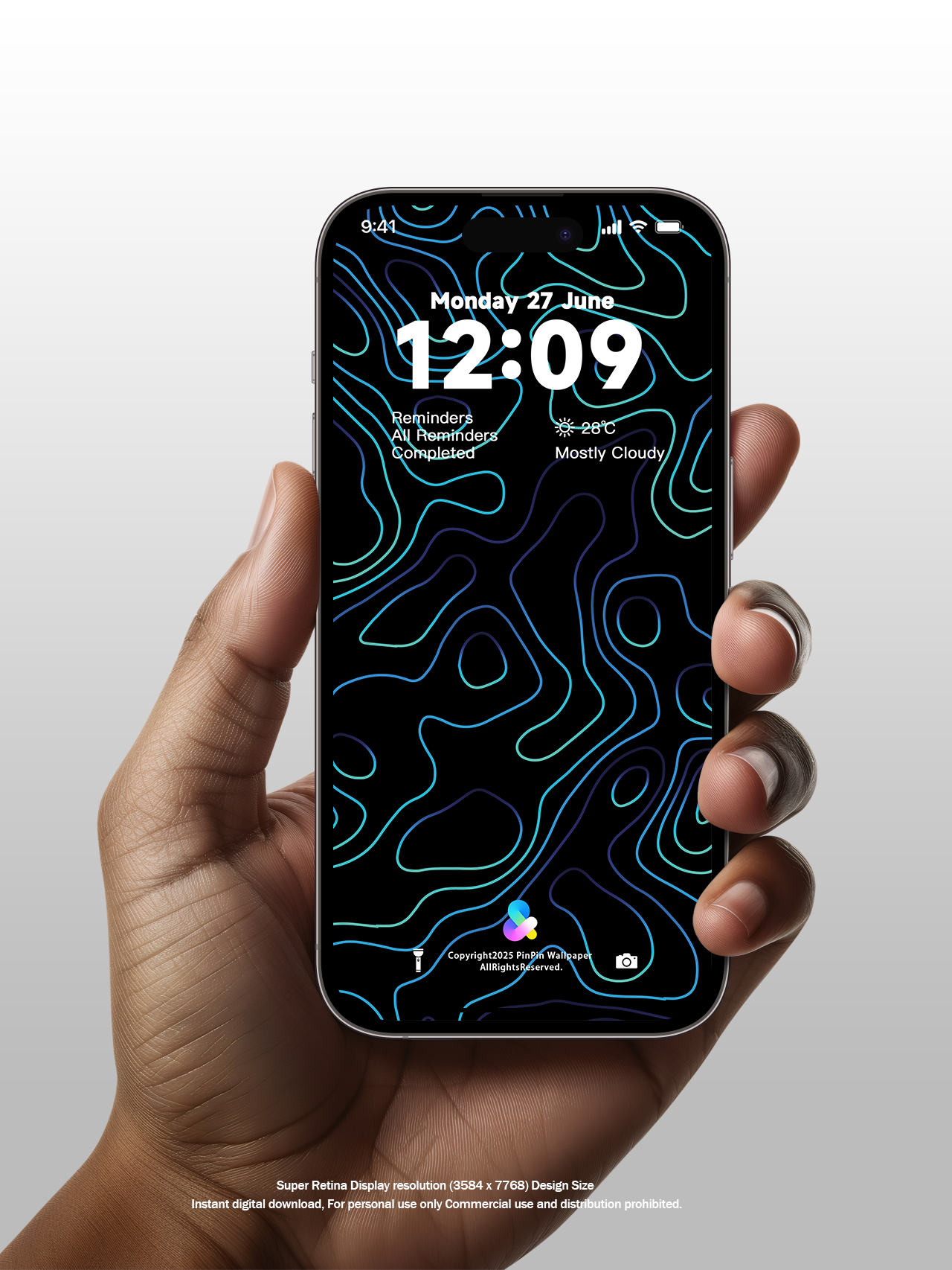 4K HD 壁紙の背景 - iPhone および Android 向け Black Universe Series20