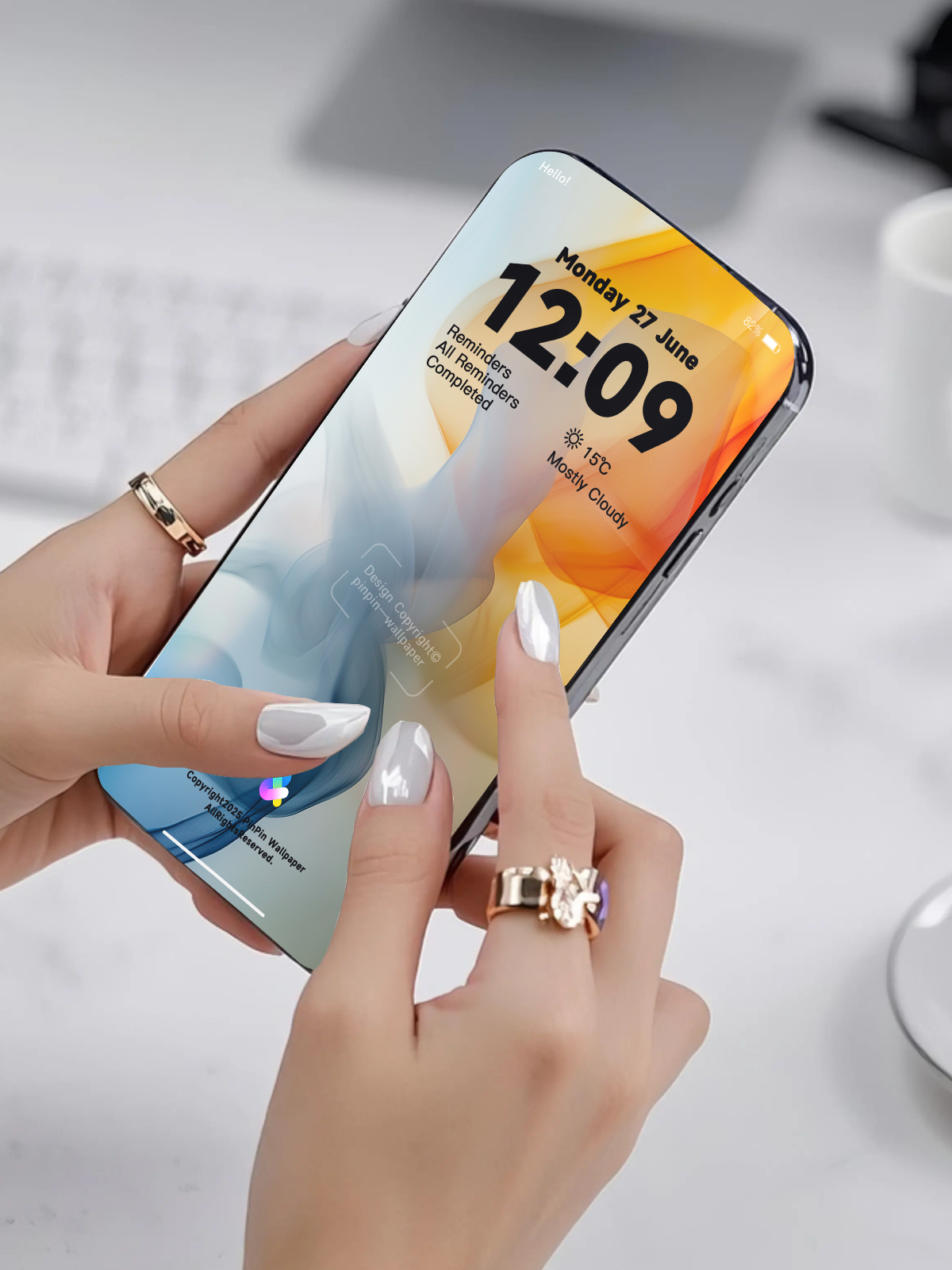 4K HD 壁紙の背景 - iPhone および Android 向け Black Universe Series20