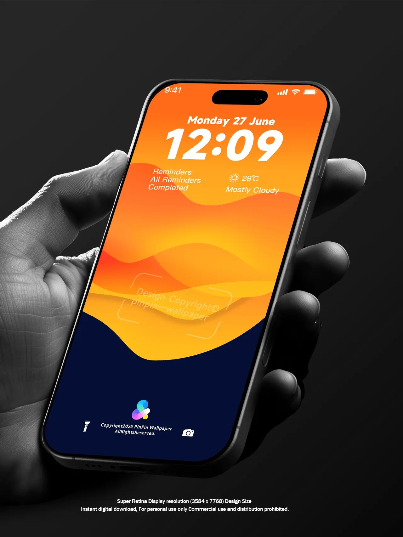4K HD 壁紙の背景 - iPhone および Android 向け Black Universe Series20