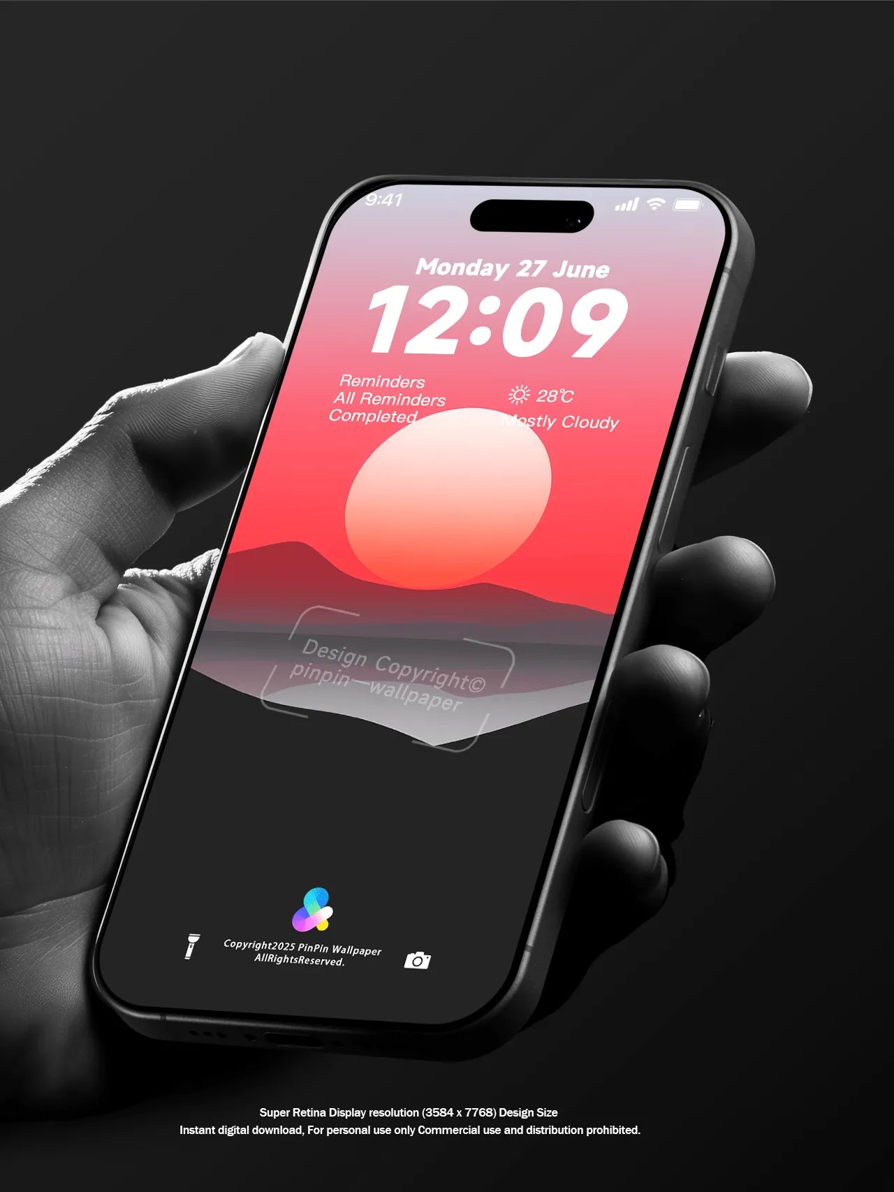 4K HD 壁紙の背景 - iPhone および Android 向け Black Universe Series20