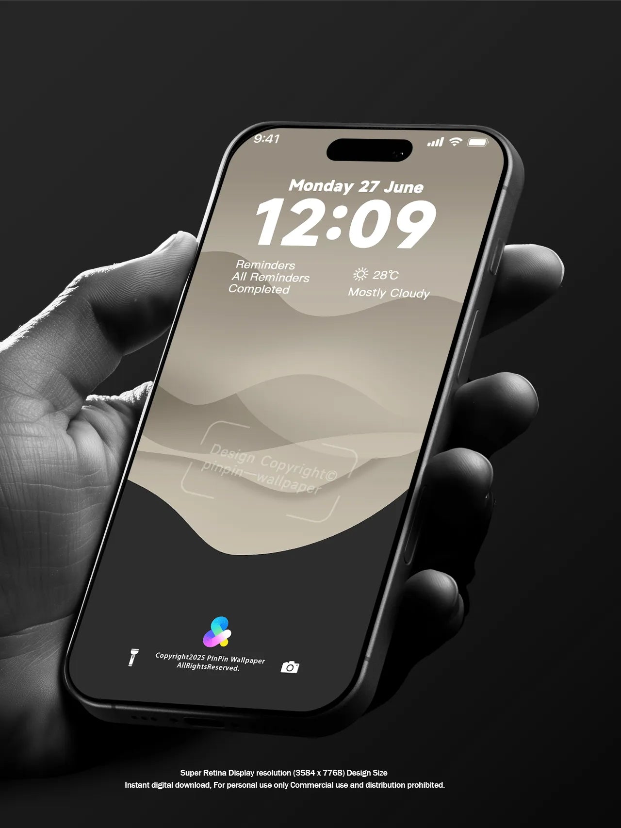 4K HD 壁紙の背景 - iPhone および Android 向け Black Universe Series20