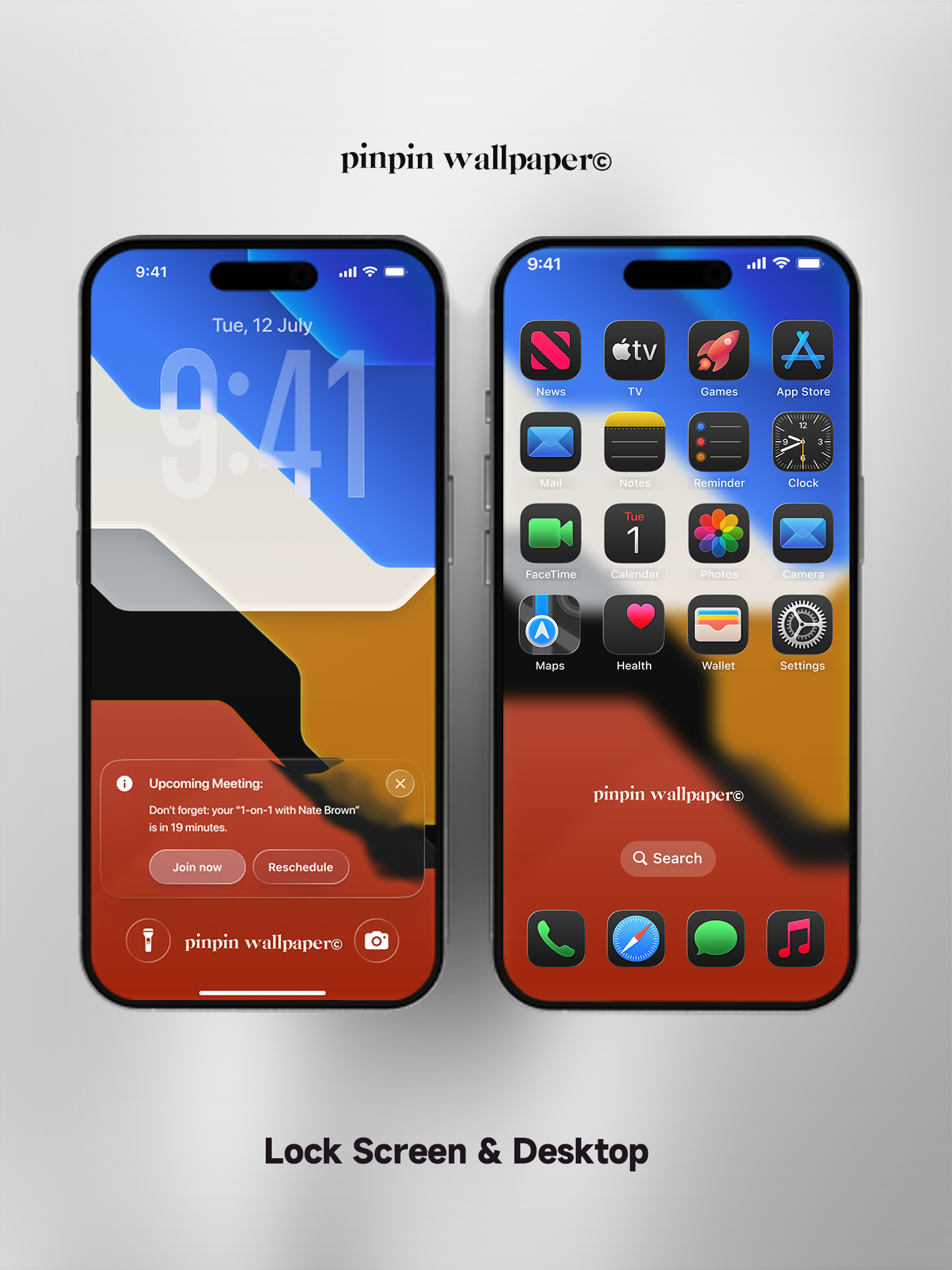 4K HD Phone Wallpaper Background - NO.5847 Minimalist Gradient Style wallpapers for iPhone and Android