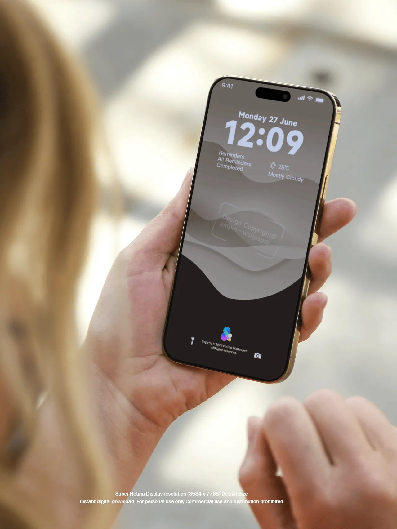 4K HD 壁紙の背景 - iPhone および Android 向け Black Universe Series20