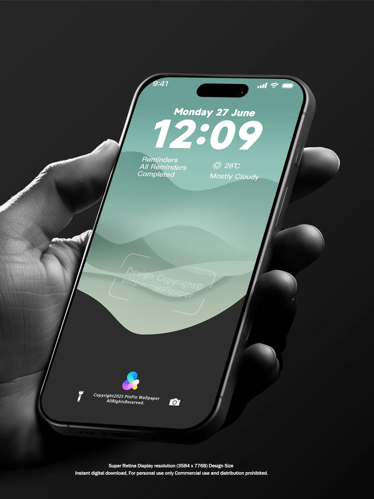 4K HD 壁紙の背景 - iPhone および Android 向け Black Universe Series20