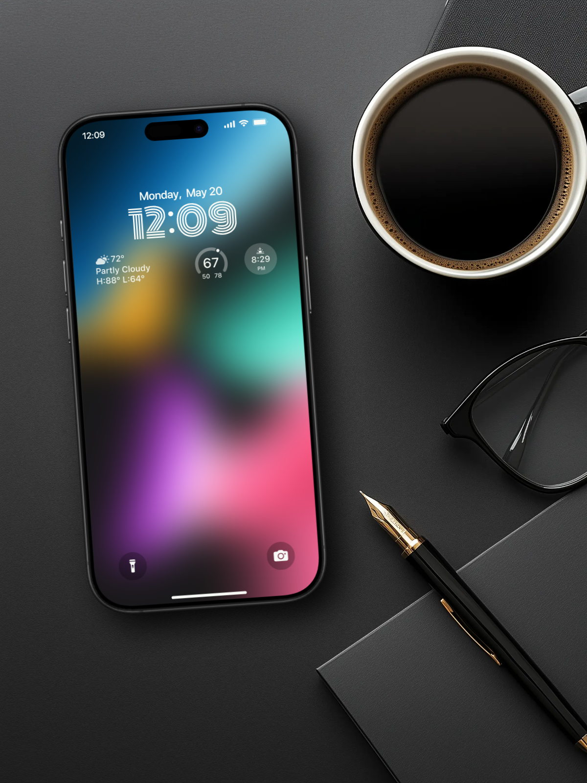 4K HD 壁紙の背景 - iPhone および Android 向け Black Universe Series20