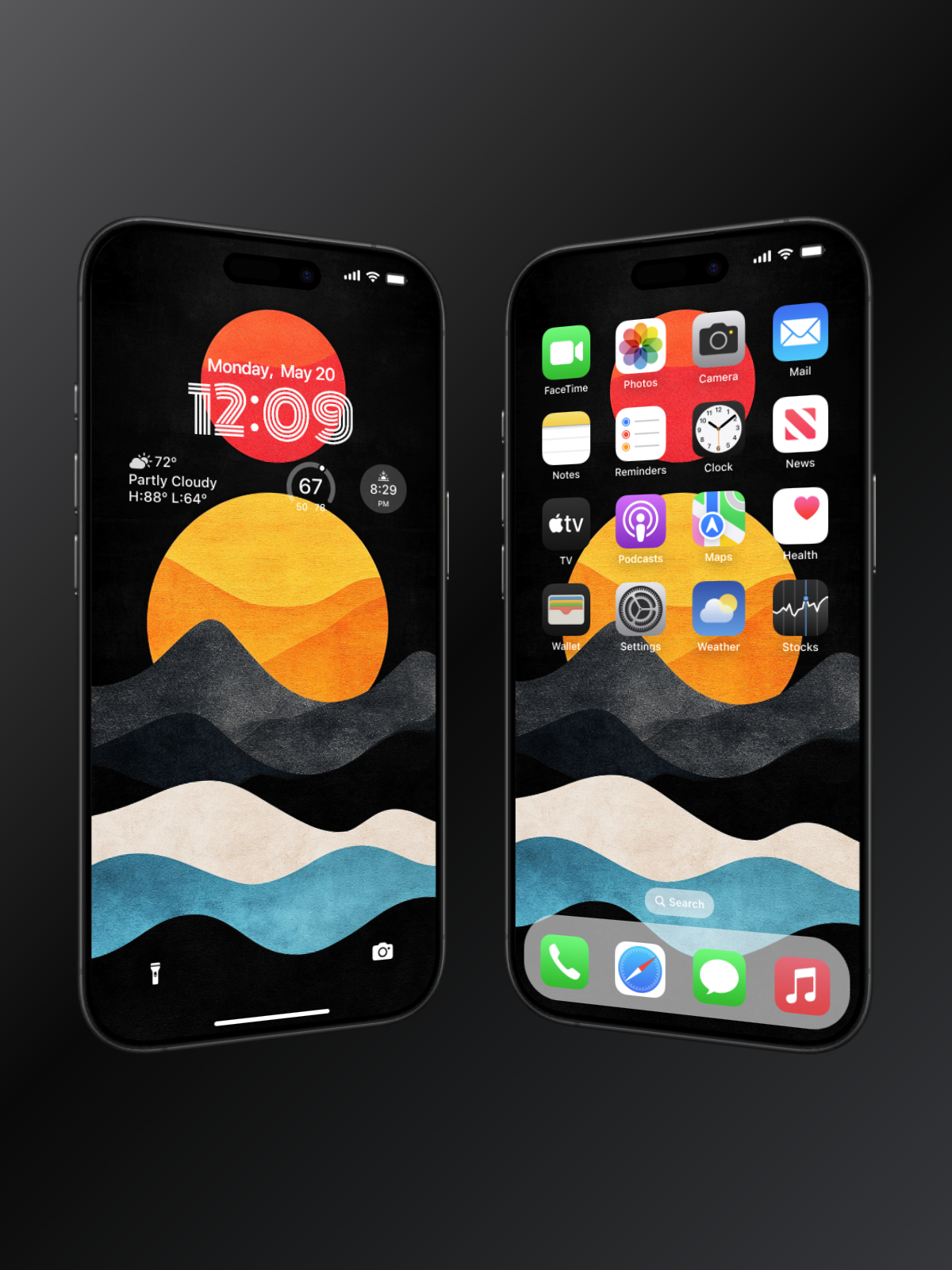 4K HD 壁紙の背景 - iPhone および Android 向け Black Universe Series20