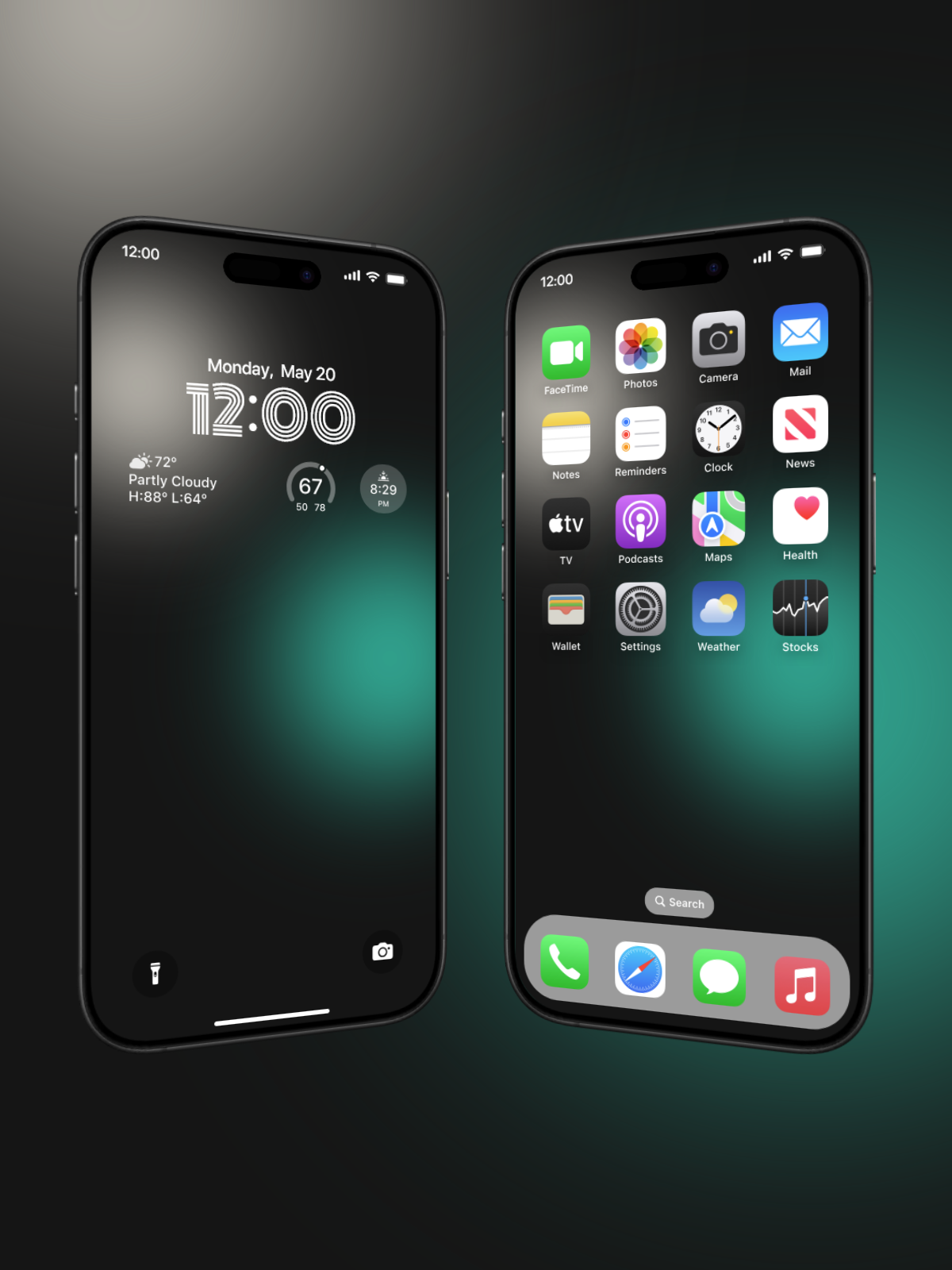4K HD 壁紙の背景 - iPhone および Android 向け Black Universe Series20