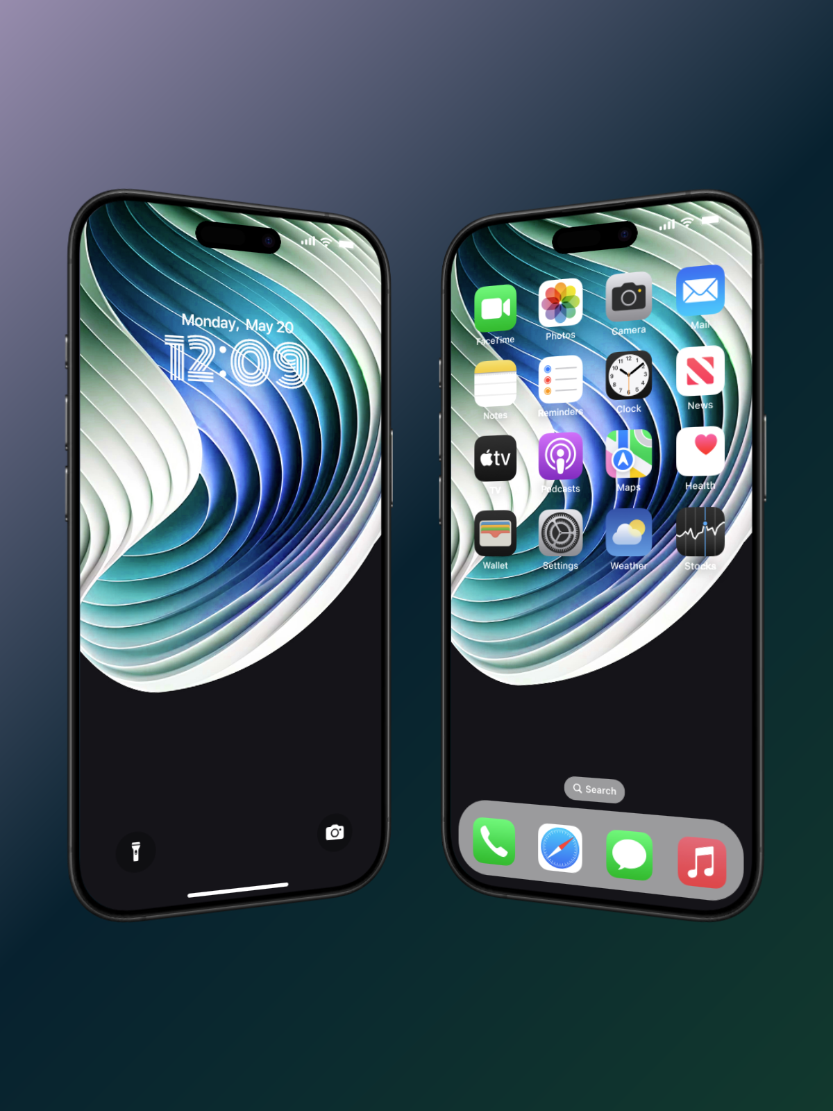 4K HD 壁紙の背景 - iPhone および Android 向け Black Universe Series20