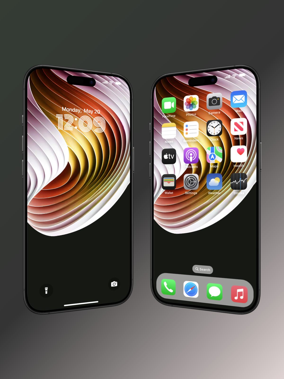 4K HD 壁紙の背景 - iPhone および Android 向け Black Universe Series20