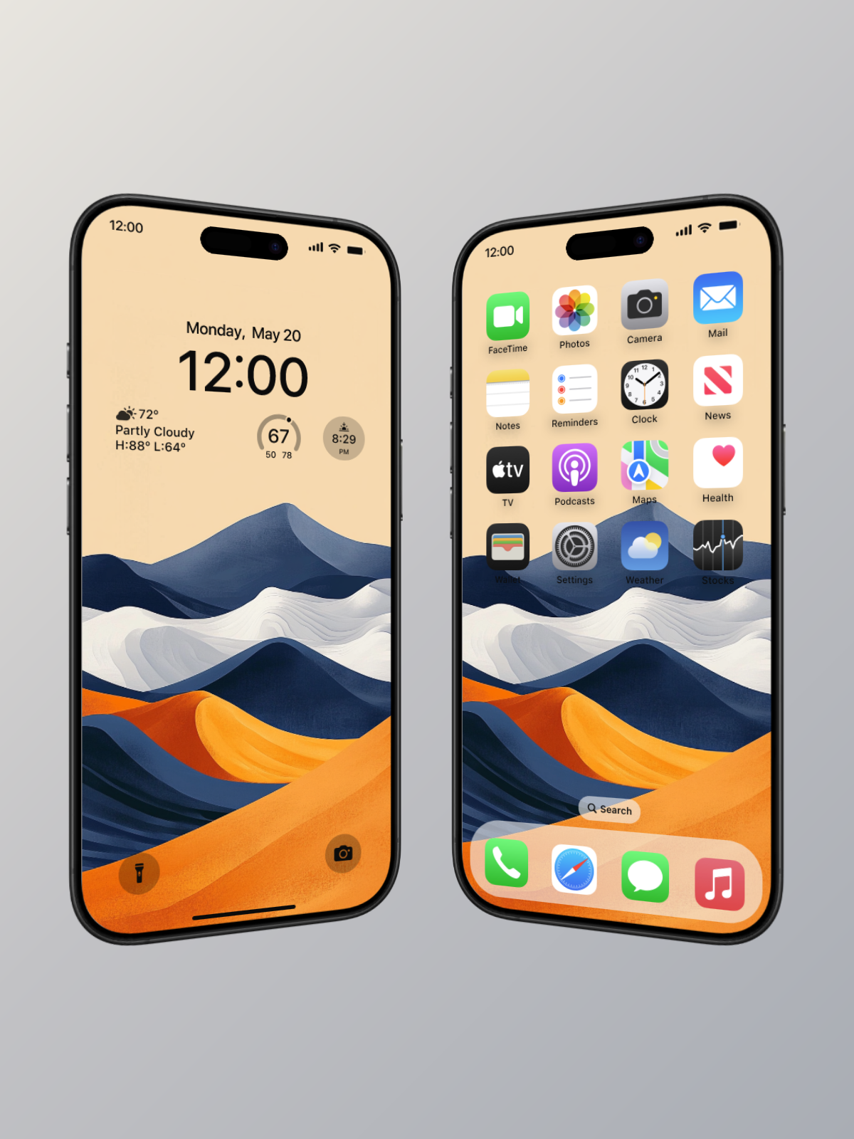 4K HD Phone Wallpaper Background - Minimalist Gradient Style wallpapers for iPhone and Android