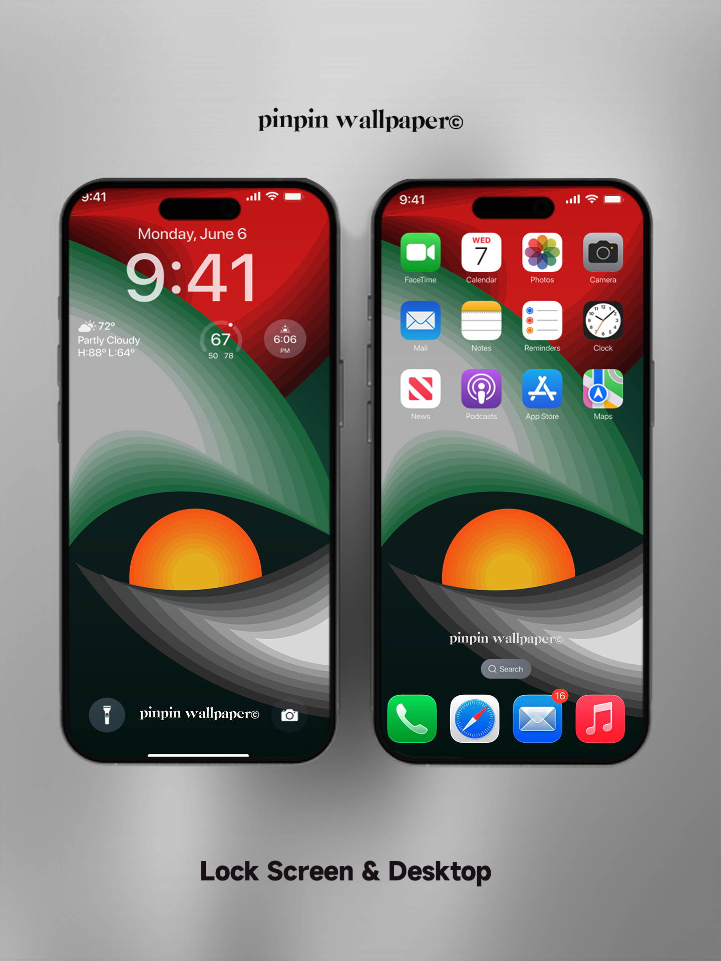 4K HD Phone Wallpaper Background - Minimalist Gradient Style wallpapers for iPhone and Android