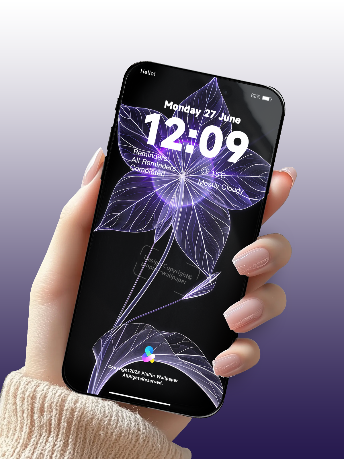 4K HD 壁紙の背景 - iPhone および Android 向け Black Universe Series20