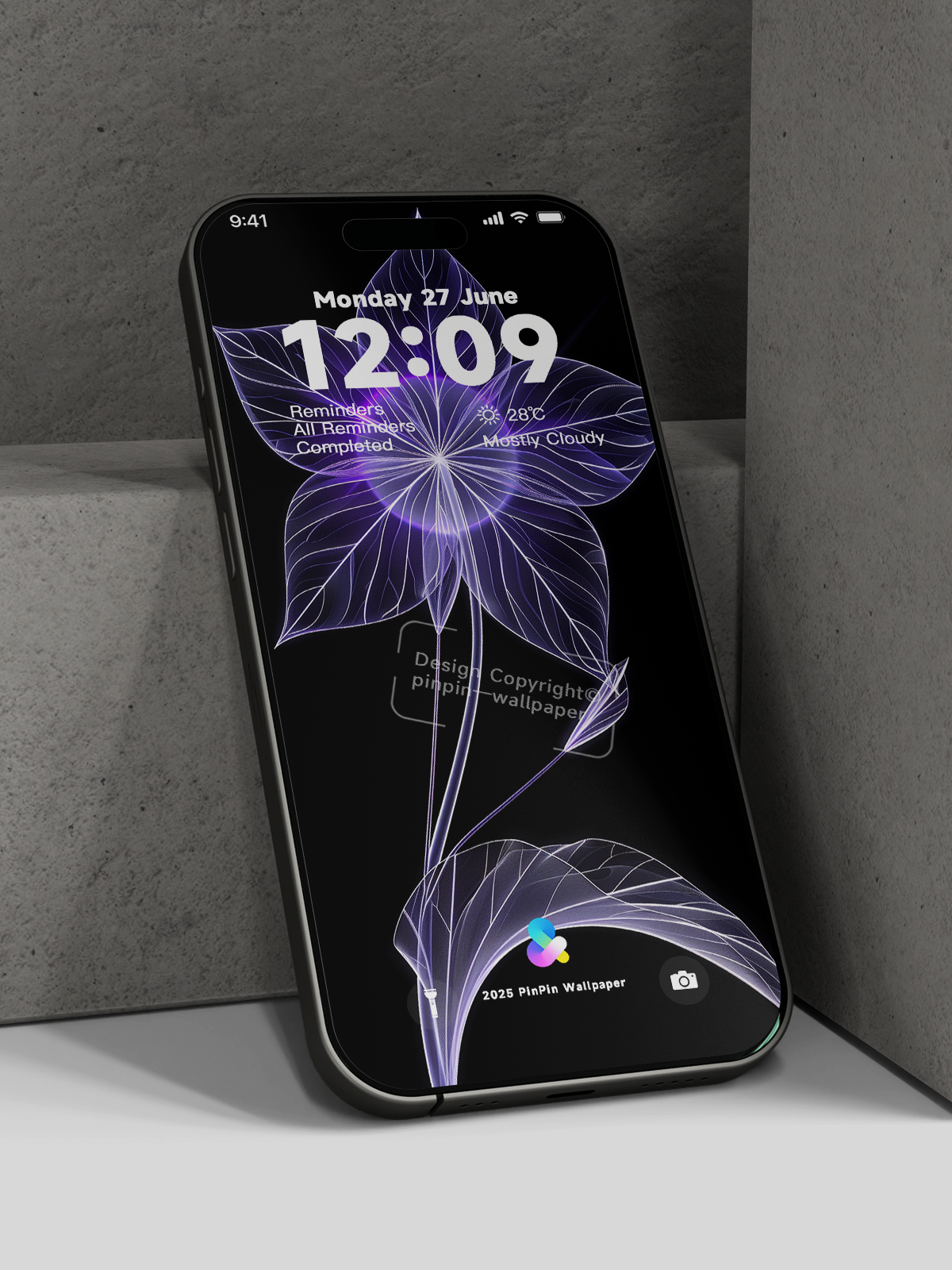 4K HD 壁紙の背景 - iPhone および Android 向け Black Universe Series20