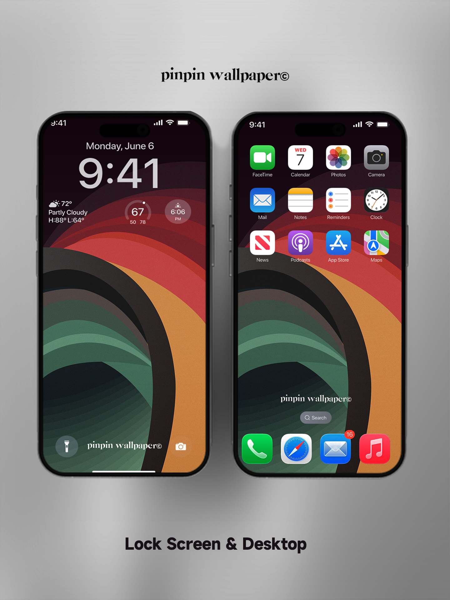4K HD Phone Wallpaper Background - Minimalist Gradient Style wallpapers for iPhone and Android