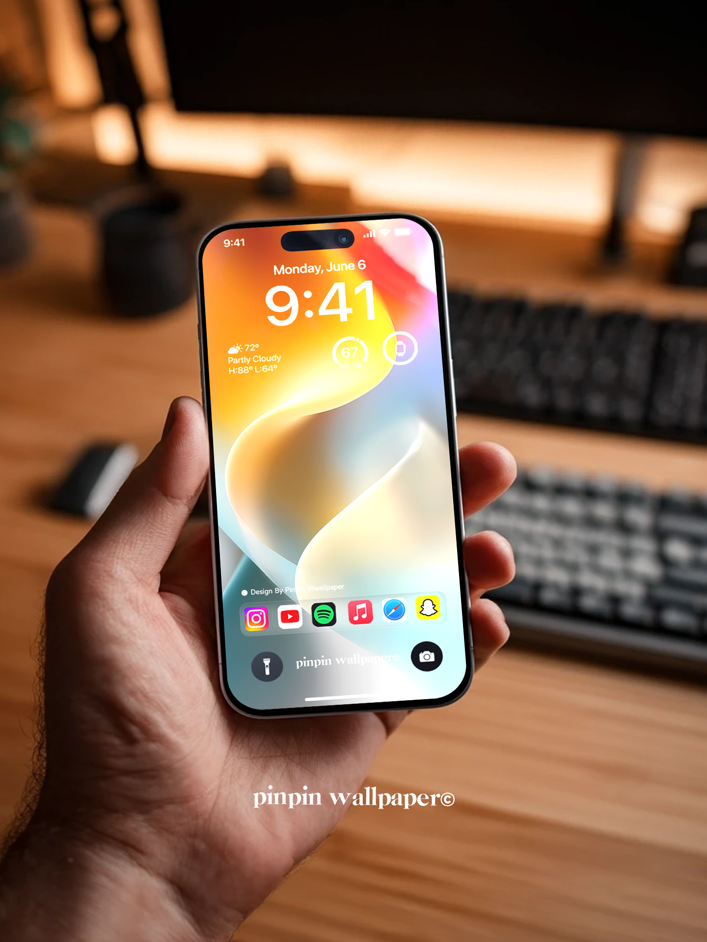 4K HD 壁紙の背景 - iPhone および Android 向け Black Universe Series20