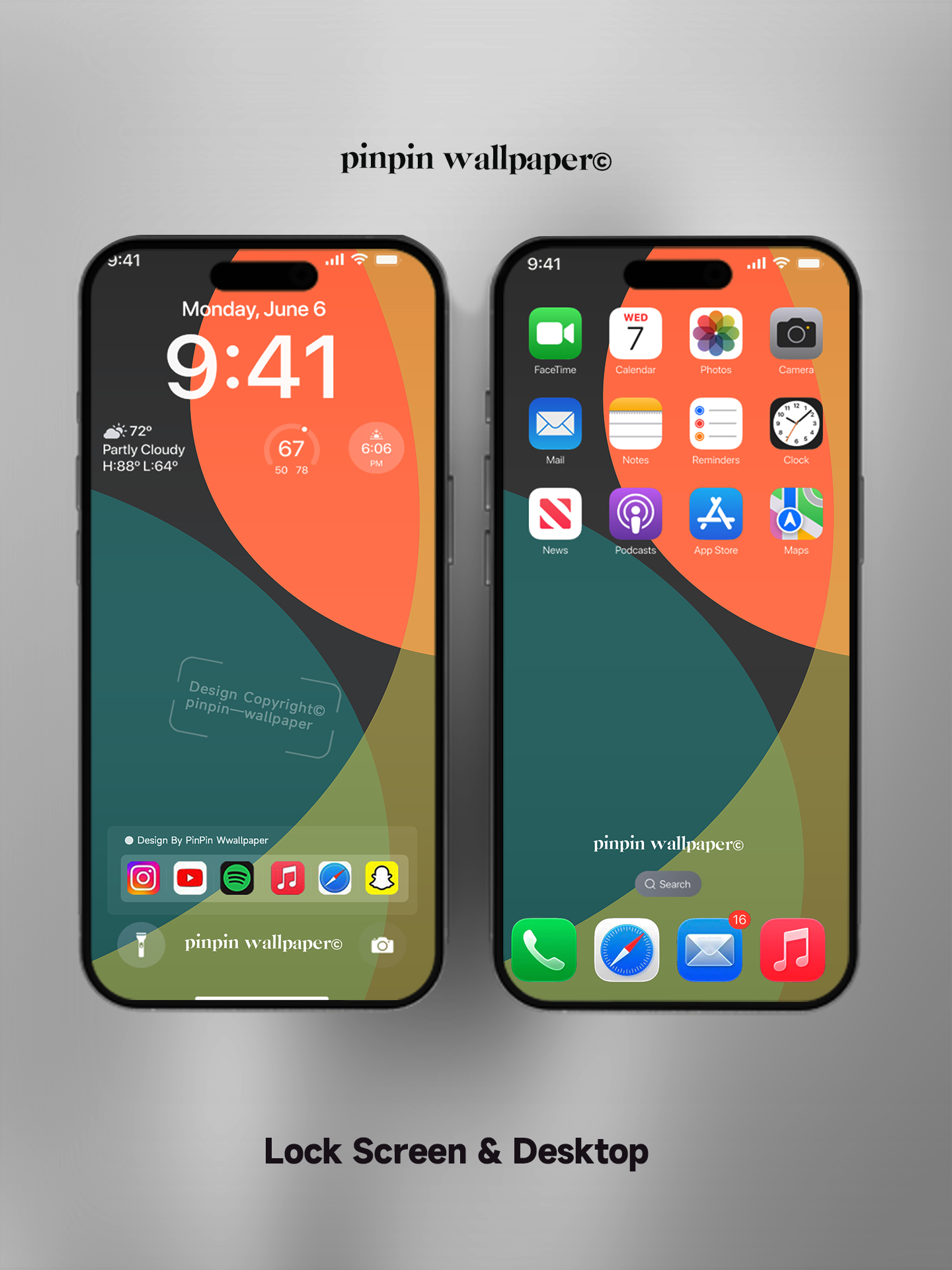 4K HD Phone Wallpaper Background - Minimalist Gradient Style wallpapers for iPhone and Android