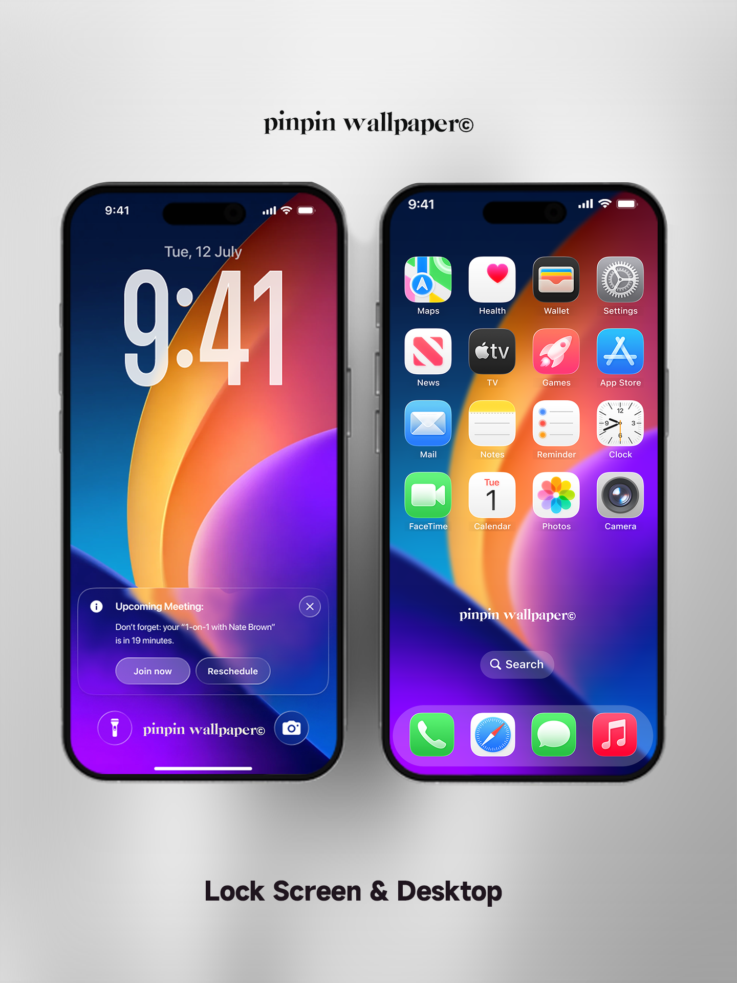 4K HD Phone Wallpaper Background - NO.5861 Minimalist Gradient Style wallpapers for iPhone and Android