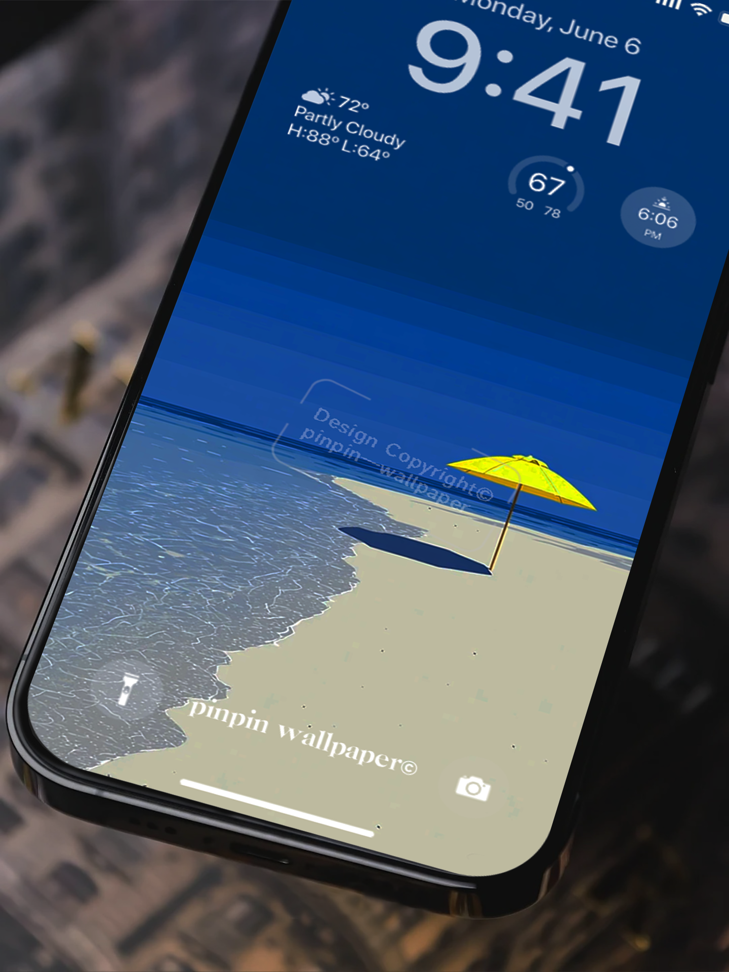 4K HD Phone Wallpaper Background - Minimalist Gradient Style bule sumer wallpapers for iPhone and Android