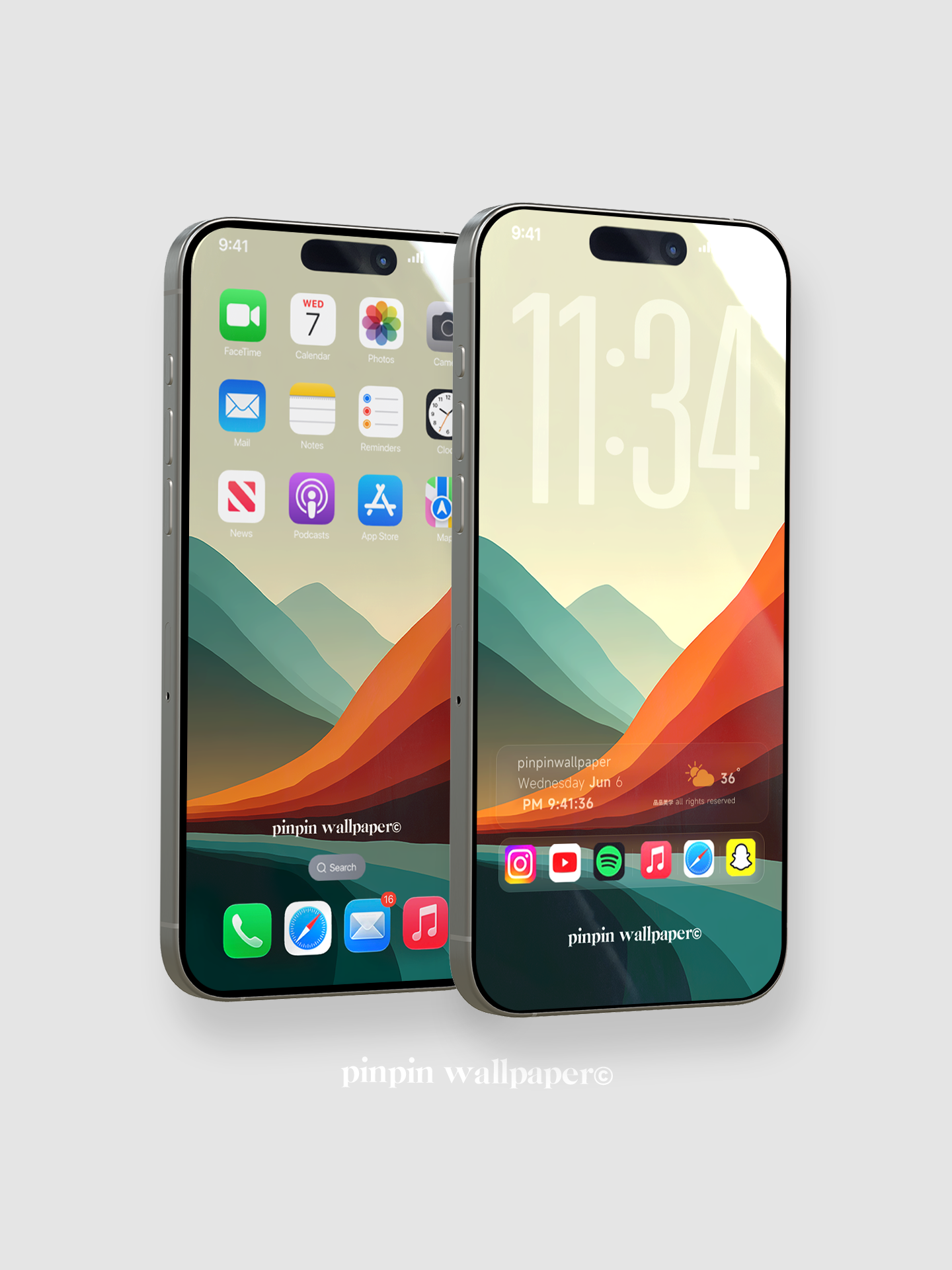 4K HD Phone Wallpaper Background - NO.5961 Minimalist Gradient Style wallpapers for iPhone and Android