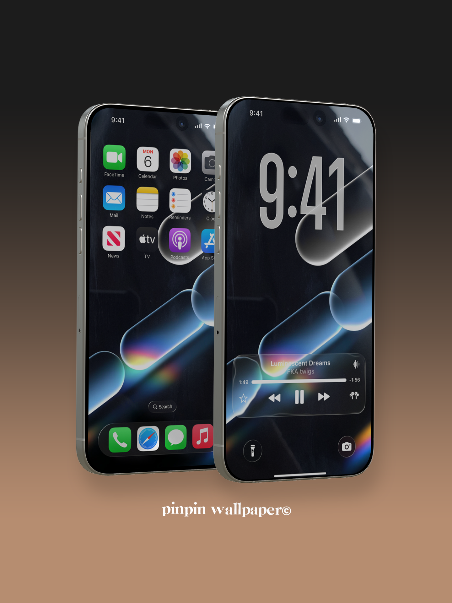 4K HD 壁紙の背景 - iPhone および Android 向け Black Universe Series20