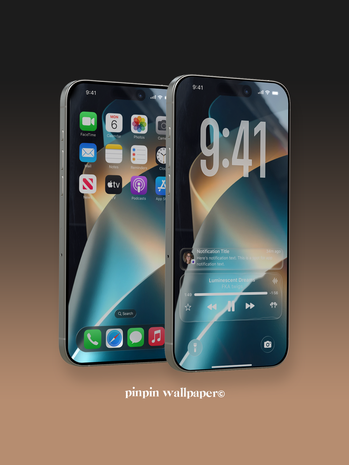 4K HD 壁紙の背景 - iPhone および Android 向け Black Universe Series20