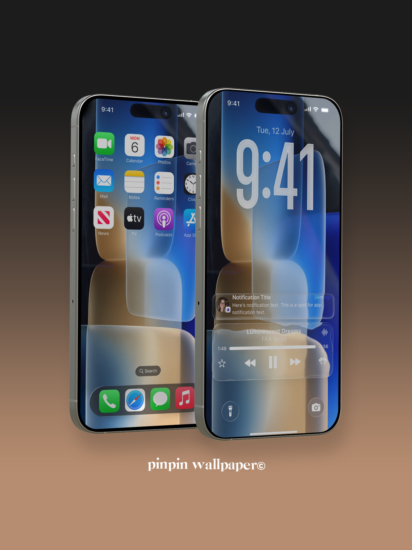 4K HD 壁紙の背景 - iPhone および Android 向け Black Universe Series20