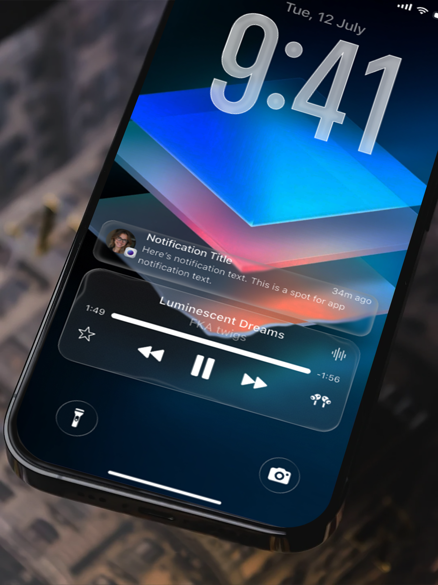 4K HD 壁紙の背景 - iPhone および Android 向け Black Universe Series20