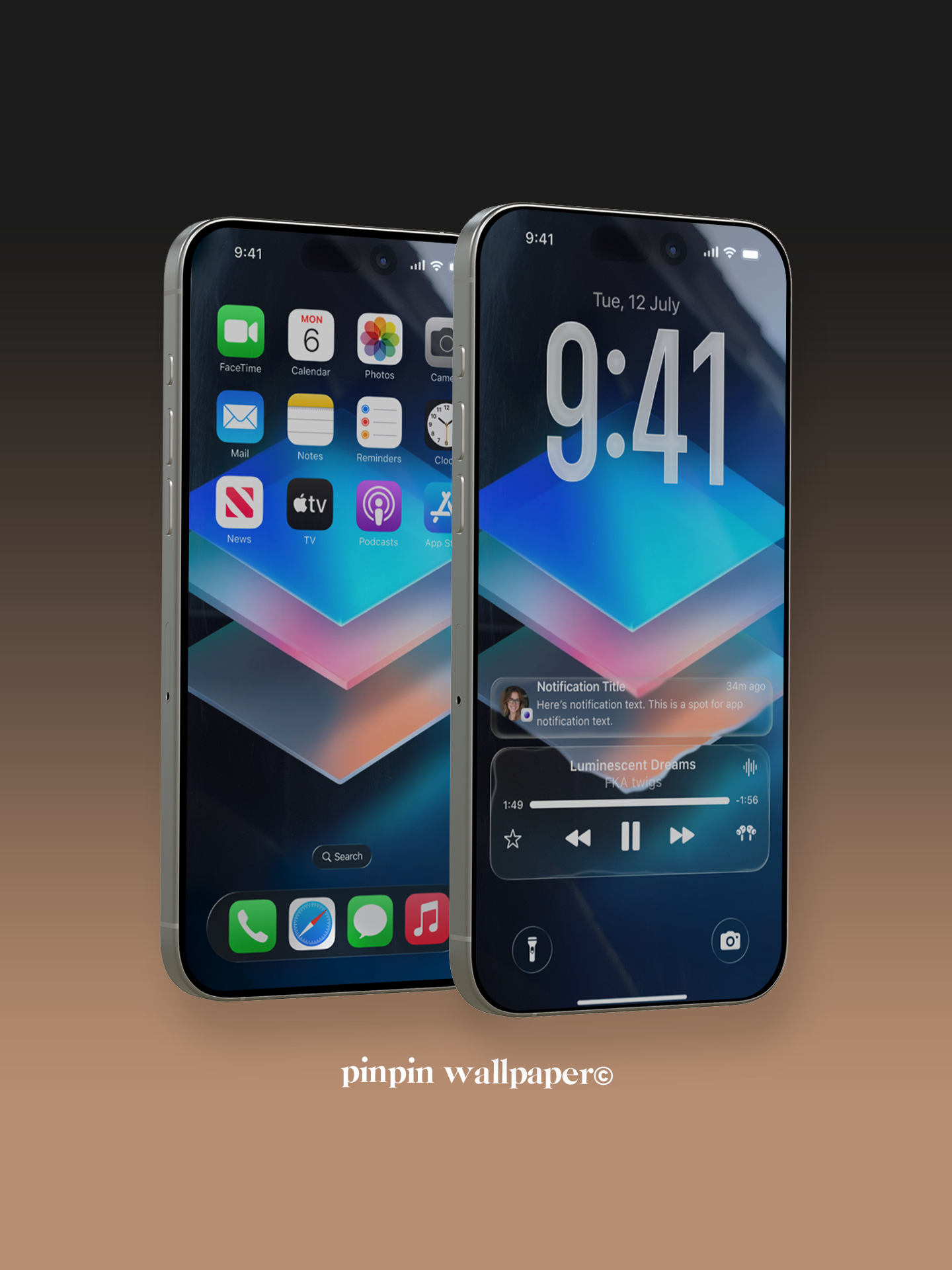 4K HD 壁紙の背景 - iPhone および Android 向け Black Universe Series20