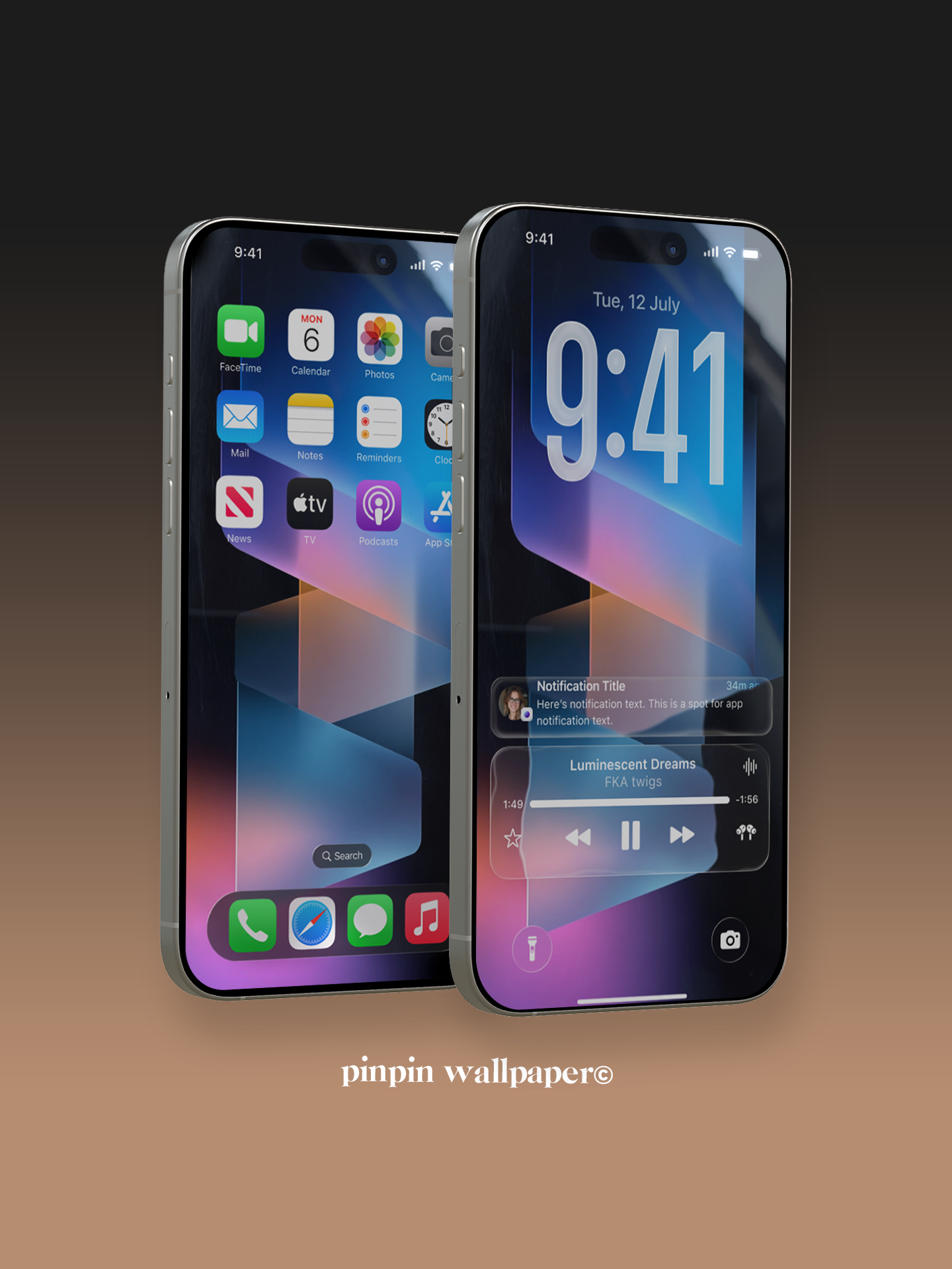 4K HD 壁紙の背景 - iPhone および Android 向け Black Universe Series20