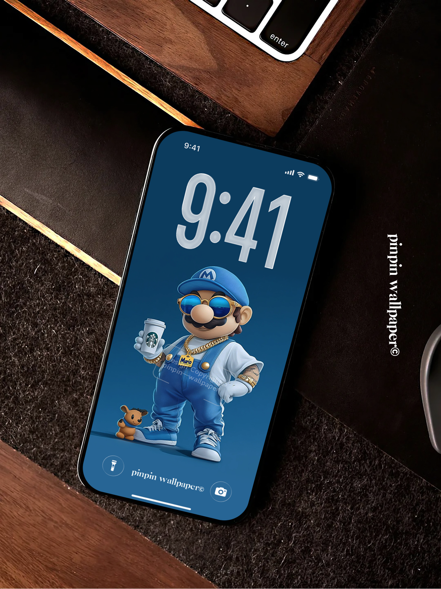 4K HD Phone Wallpaper Background - NO.5873 Minimalist Gradient Style mario wallpapers for iPhone and Android