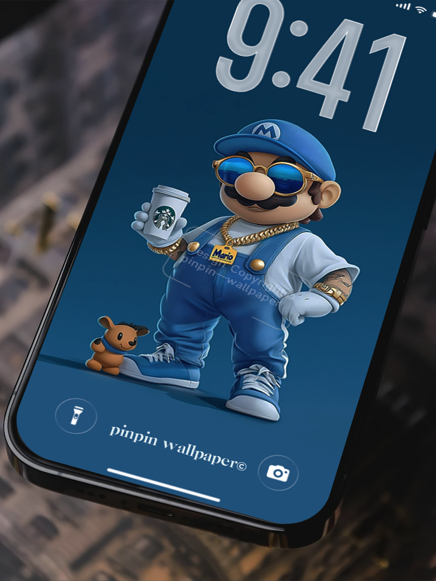 4K HD Phone Wallpaper Background - NO.5873 Minimalist Gradient Style mario wallpapers for iPhone and Android
