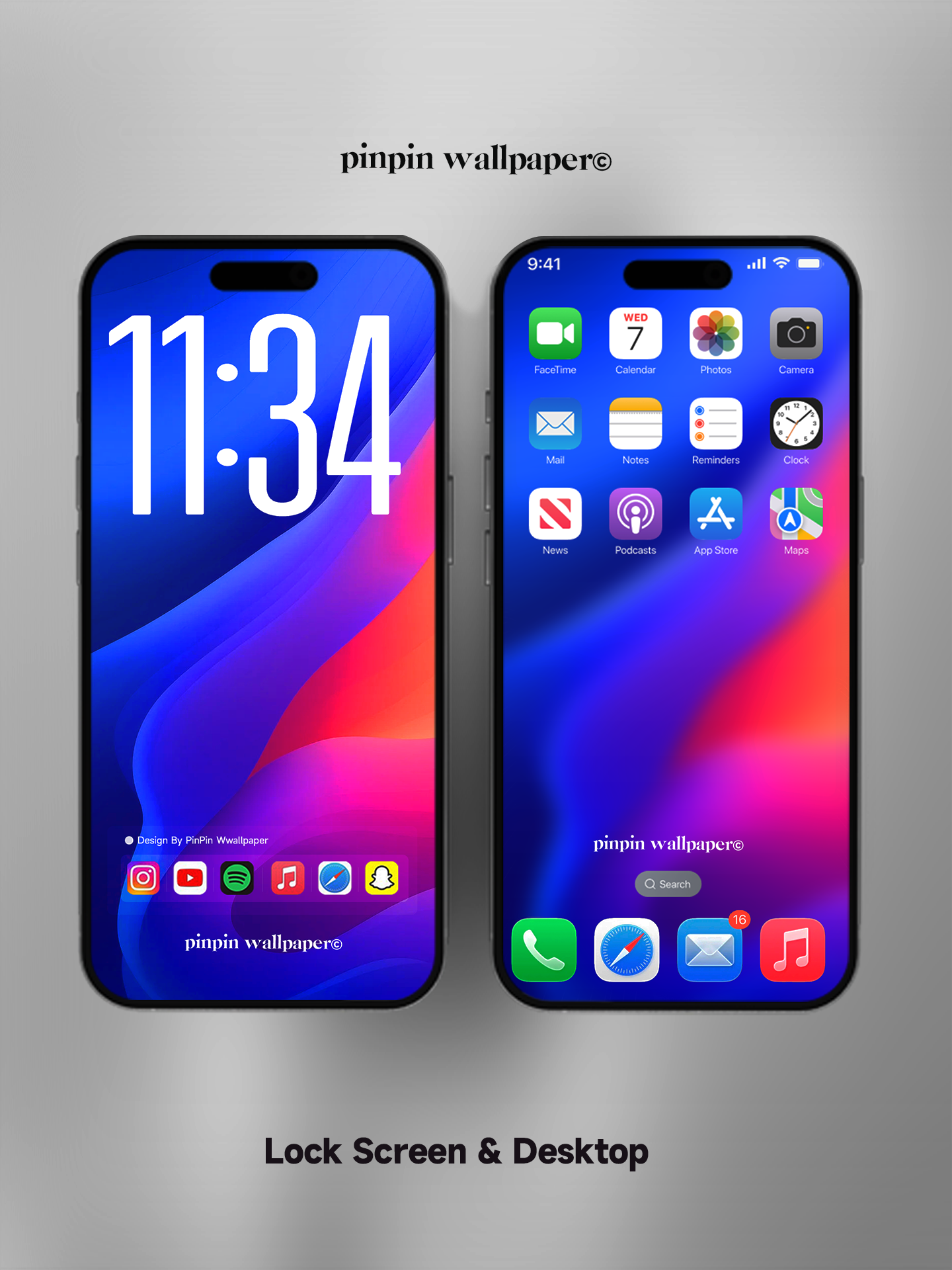 4K HD Phone Wallpaper Background - Minimalist Gradient Style wallpapers for iPhone and Android