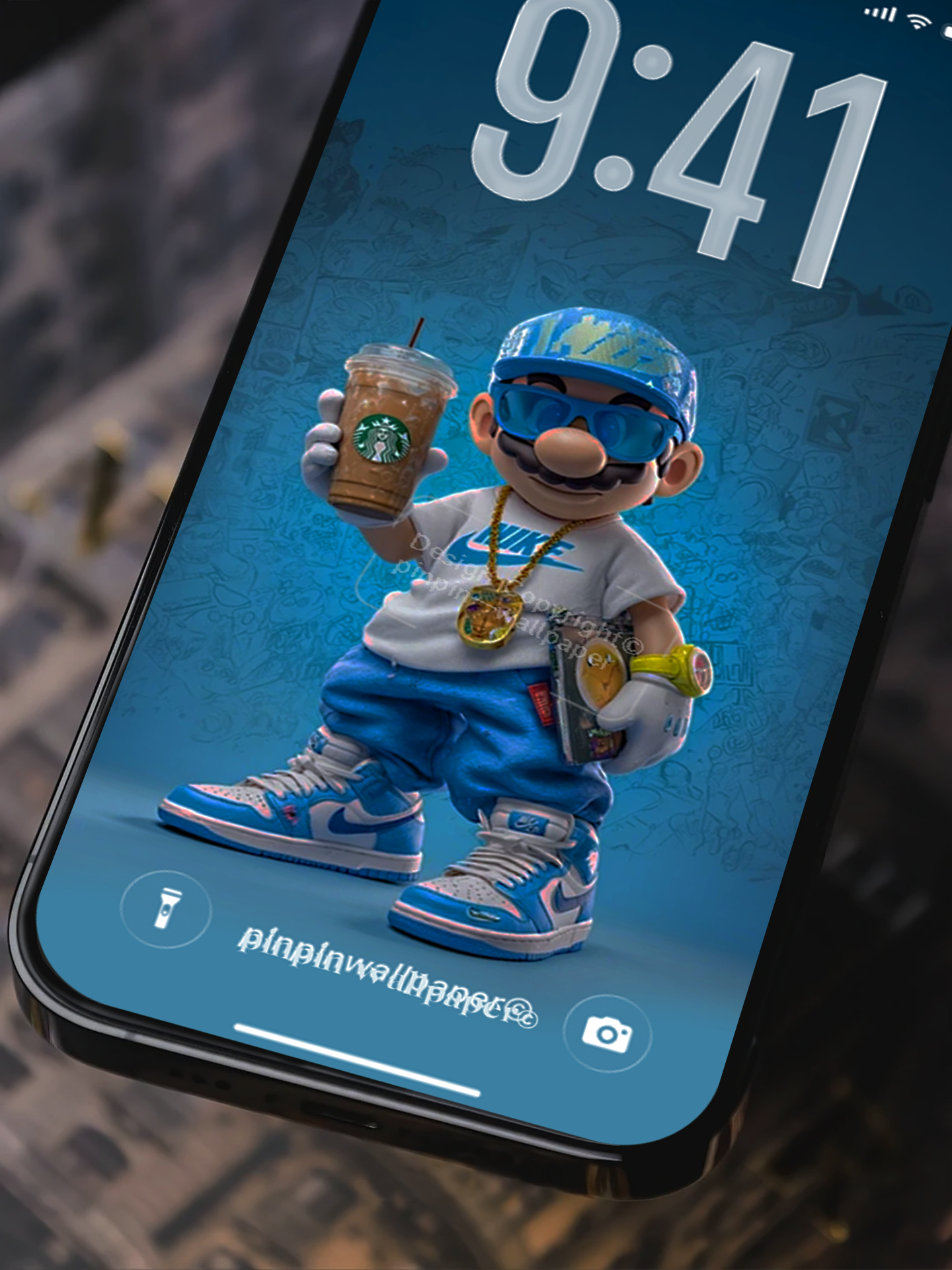 4K HD Phone Wallpaper Background - NO.5876 Minimalist Gradient Style mario wallpapers for iPhone and Android