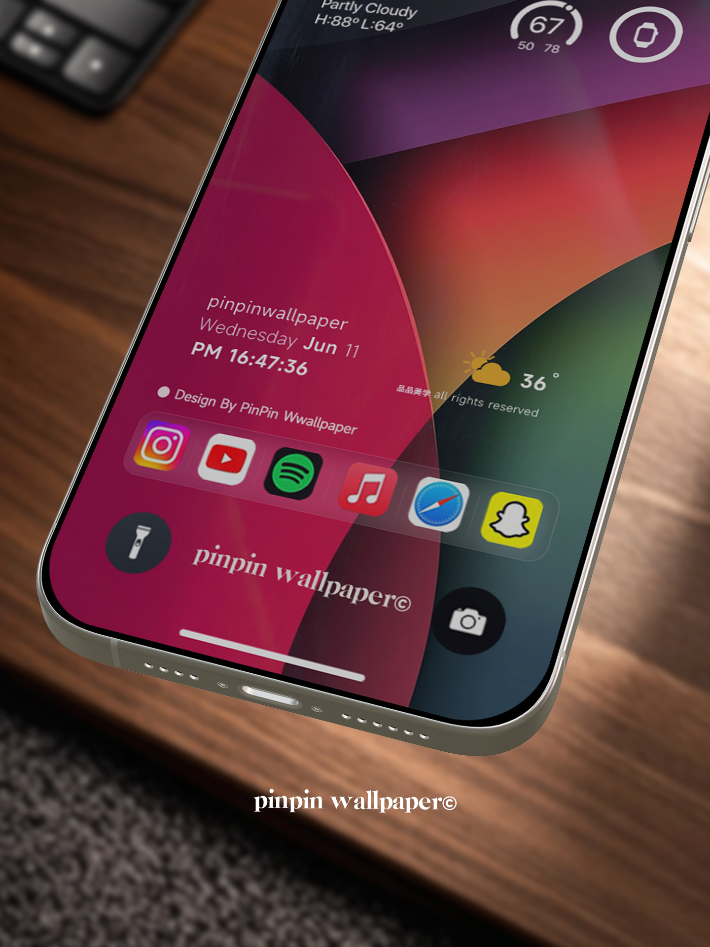 4K HD 壁紙の背景 - iPhone および Android 向け Black Universe Series20