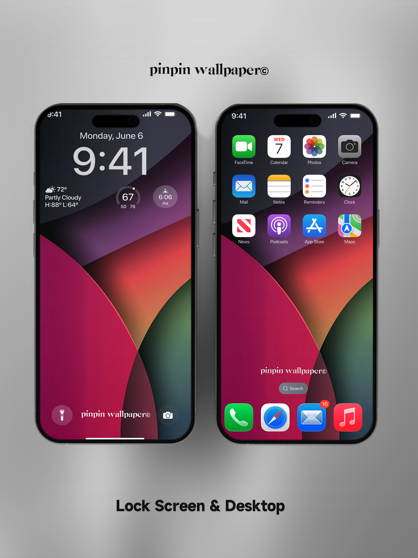 4K HD Phone Wallpaper Background - NO.5727 Minimalist Gradient Style wallpapers for iPhone and Android