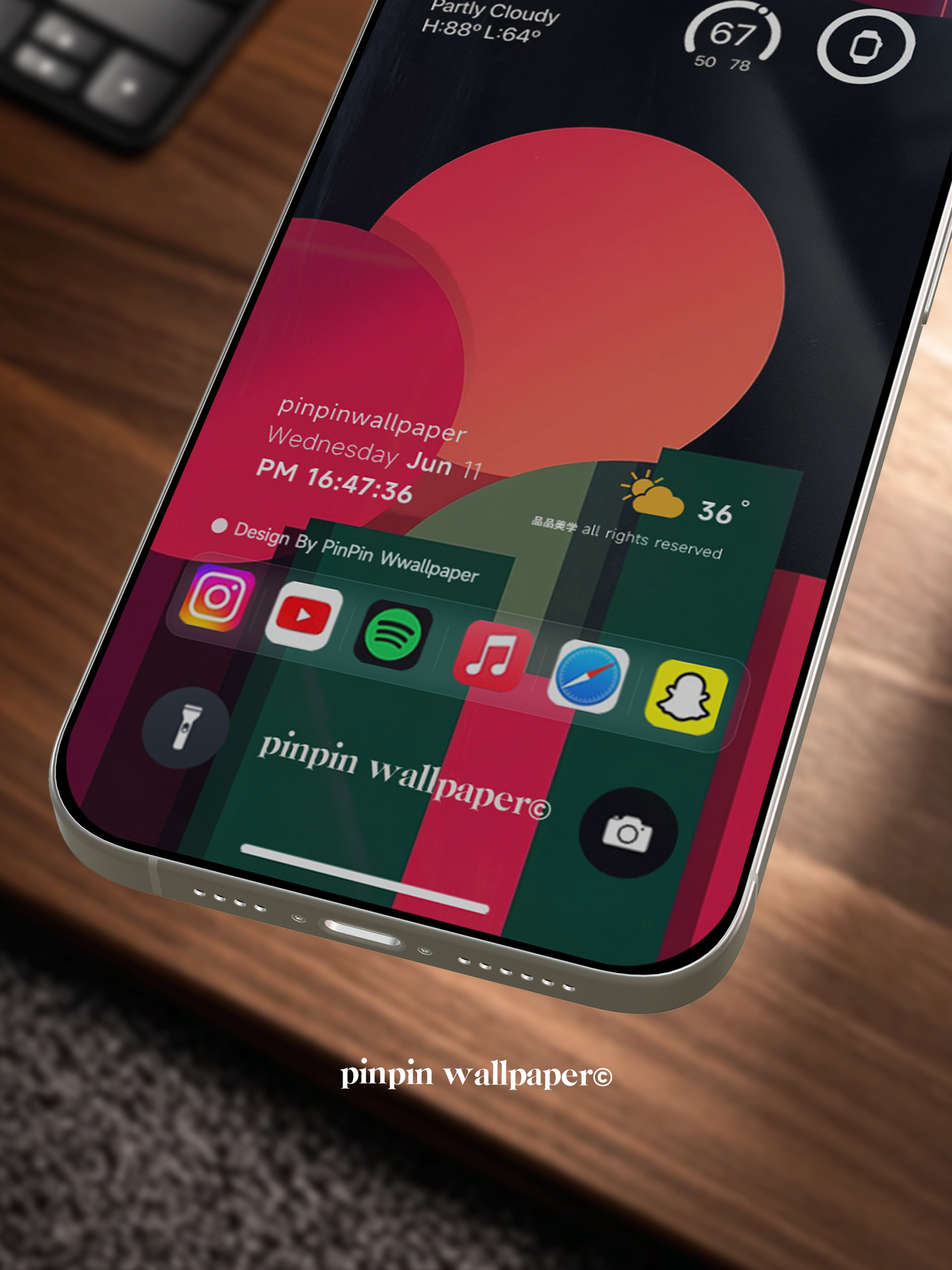 4K HD 壁紙の背景 - iPhone および Android 向け Black Universe Series20