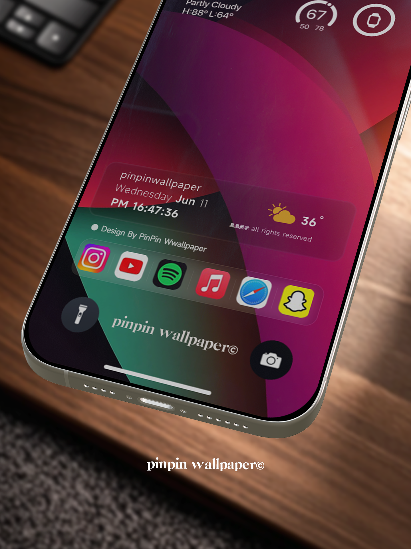 4K HD 壁紙の背景 - iPhone および Android 向け Black Universe Series20