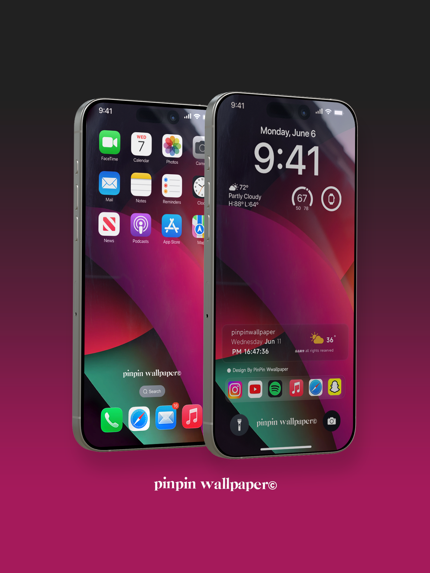4K HD 壁紙の背景 - iPhone および Android 向け Black Universe Series20