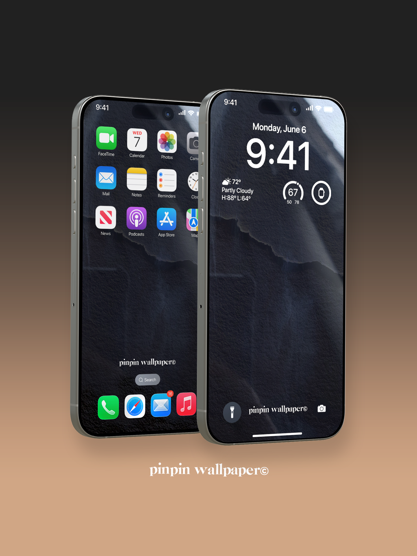 4K HD 壁紙の背景 - iPhone および Android 向け Black Universe Series20