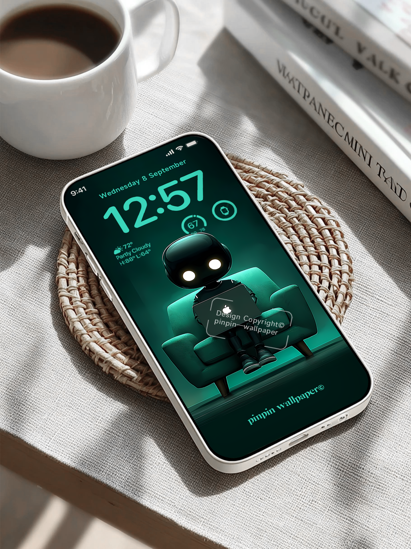 4K HD Mobile Wallpaper Background - NO.6021 Programmers who focus on their work Wallpaper, Compatible with iPhone and Android Devices