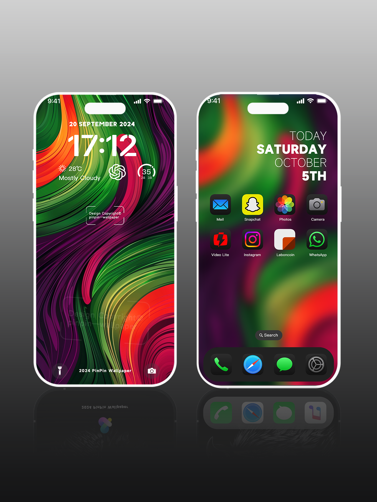 4K HD Wallpaper Background -Minimalist style for iPhone and Android